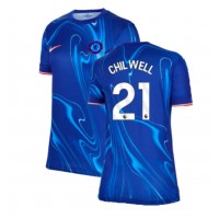 Maglia Calcio Chelsea Ben Chilwell #21 Prima Divisa Donna 2024-25 Manica Corta